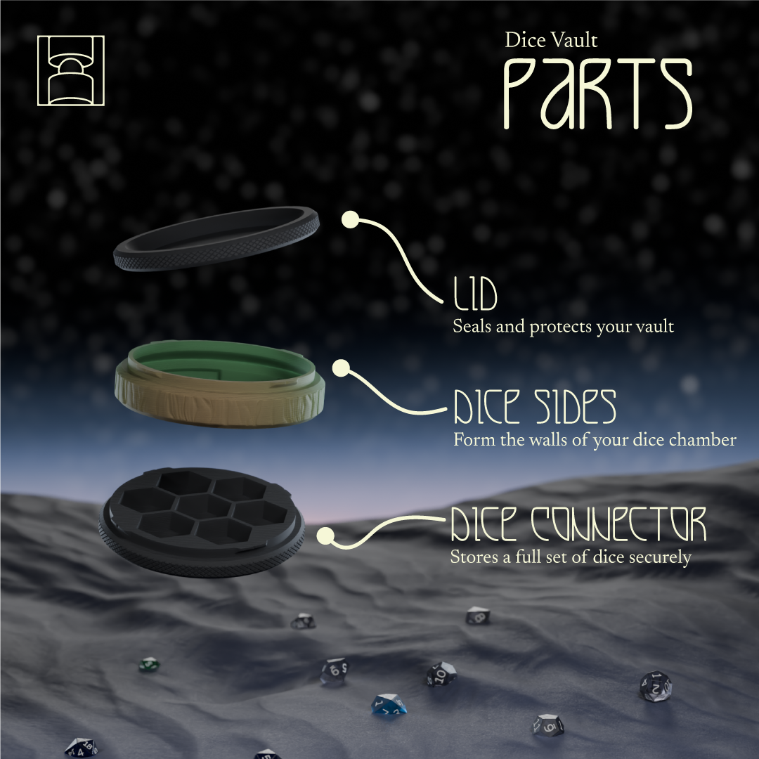 Dice Vault - Storage Container